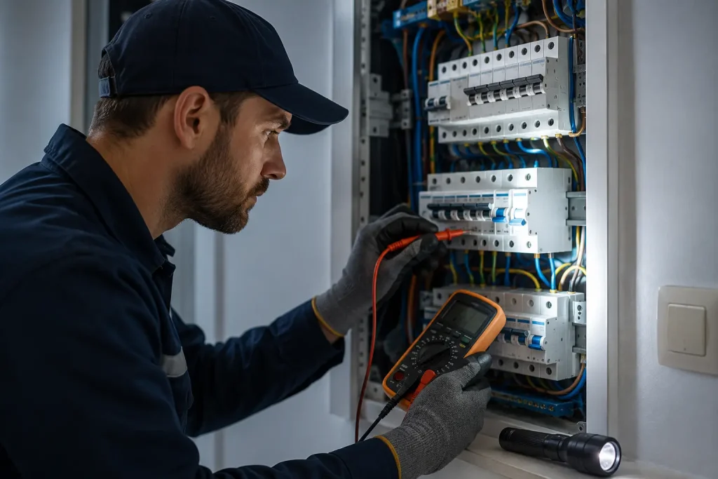 recherche de panne electrique à grasse